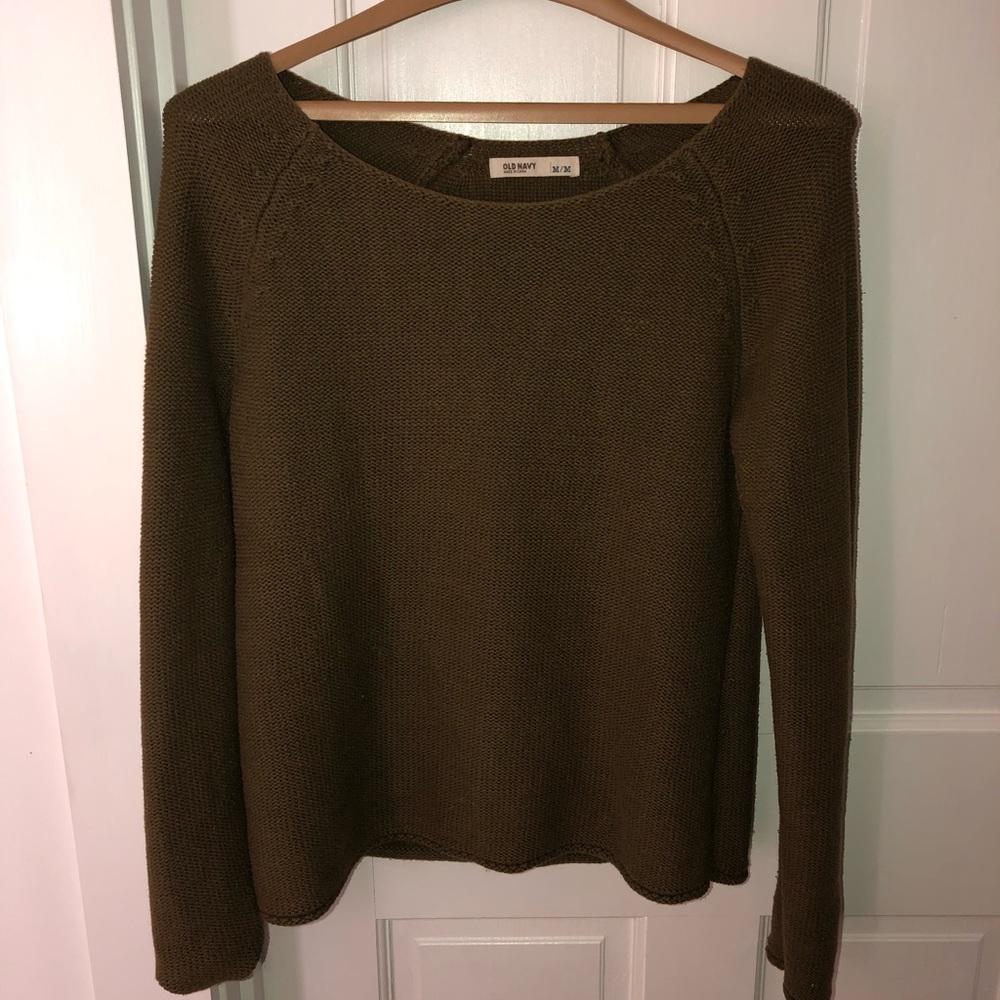 Olive green sweater